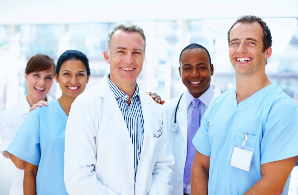 team of medical professionals multi ethnic medica utc