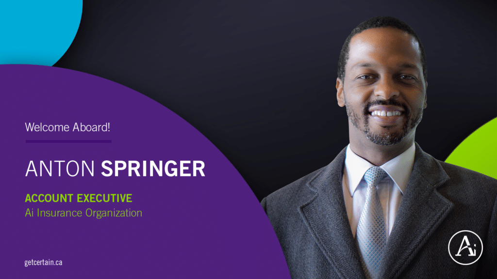 Welcome aboard Anton Springer Banner